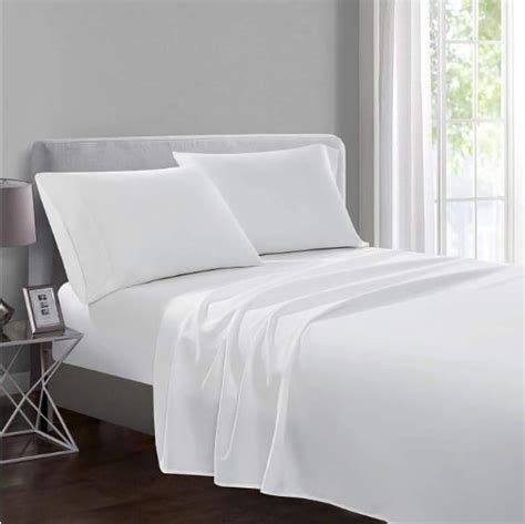 White Flat Sheet - 100% Cotton - 200TC - MK Bed Linen