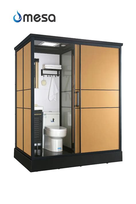 All In One Modular Prefab Hotel Bathroom Cabin Units With Shower Toilet