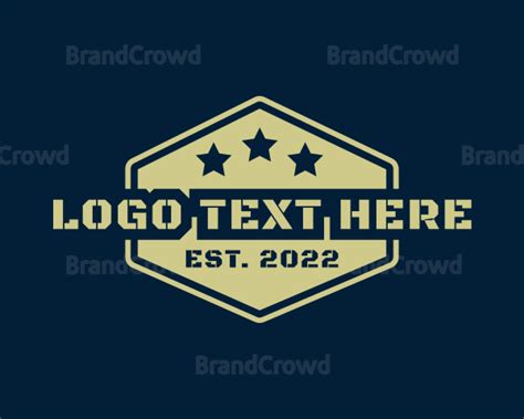 Hexagon Military Soldier Logo Brandcrowd Logo Maker