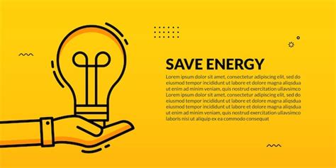 Energy Saving Banner Free Vectors And Psds To Download