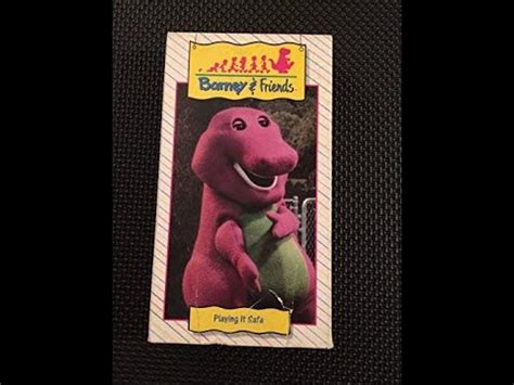 Barney Friends Playing It Safe 1992 VHS YouTube