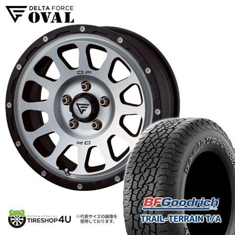 4本セット デルタフォース オーバル Oval 17x7j 5114332 Msp Bfグッドリッチ トレイルテレーン Trail