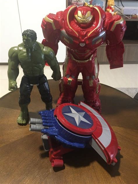 Infinity war Hulk out Hulk buster & Captain America Nerf Gun, Hobbies ...