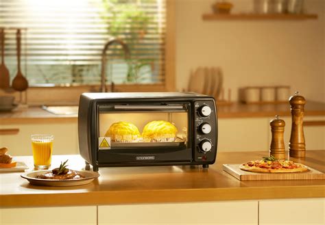 Steinborg Mini Backofen Liter Pizzaofen C Timer Kr Melblech