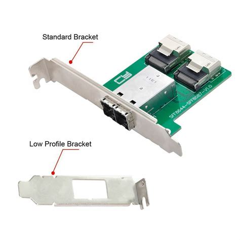 Chenyang Dual Ports Mini Sas Hd Sff To Internal Mini Sas Sff