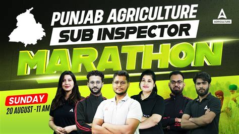 Punjab Agriculture Sub Inspector Marathon Class Punjab ADO Marathon