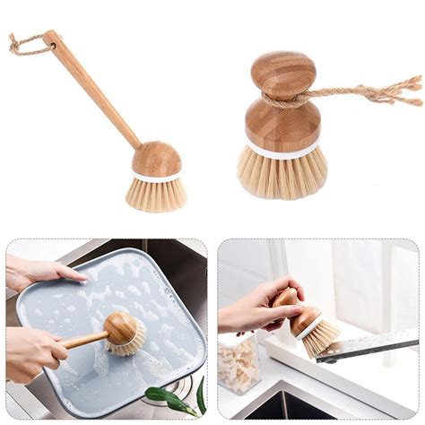 Long Handle Brush Cleaning Wooden Washing Cleaning Brush Brush