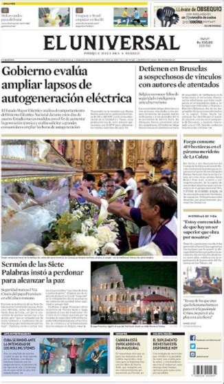 Estos Son Los Titulares De La Prensa De Hoy S Bado De Marzo