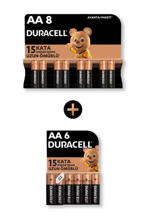 Duracell Alkalin Aa Kalem Pil V Lr Mn L Paket Fiyat