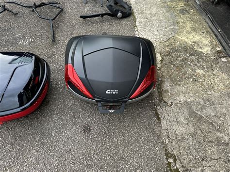 Kawasaki Zzr Givi Pannier Luggage Set Rails Top Box And Oxford