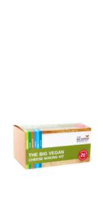 Amazon.com: The Big Vegan Cheese Making Kit - Make 6 Easy Vegan and Gluten-Free -Cheese Making ...