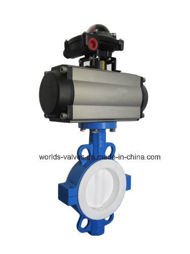 Electro Pneumatic Wafer Butterfly Valve D X China Valve