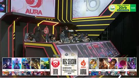 AURA Berhasil Menang Dari BTR MPL Mobile Legends ML Esportsku