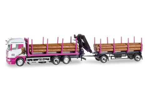 Herpa Scania R Hl Holztransporter H Ngerzug Roland Scholz