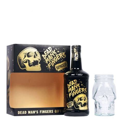 Dead Mans Fingers Spiced Rum Skull Glass T Pack T Ideas From