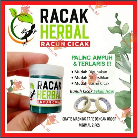 Jual Racak Racun Cicak Herbal Ampuh Pembasmi Cicak Pembunuh Cicak Racun