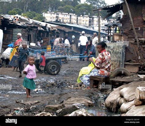 Mathare A Collection Of Slums In Nairobi Kenya With A Population Of