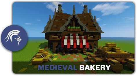 Minecraft Building Tutorial How To Build A Medieval Bakery Youtube