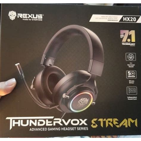 Jual Gaming Headset Rexus Thundervox Stream Hx Shopee Indonesia