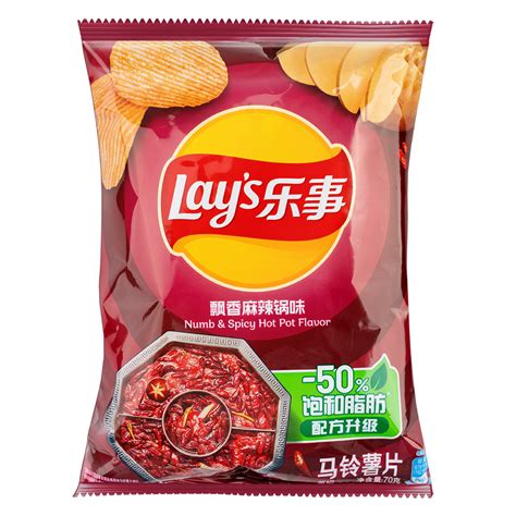 Get Lay S Potato Chips Numb And Spicy Hot Pot Flavor Delivered Weee