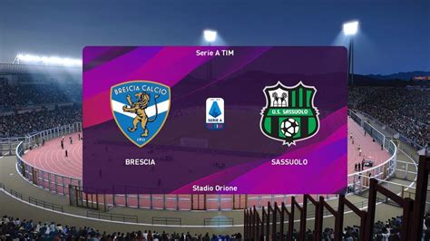 Pes Brescia Vs Sassuolo Italy Serie A December