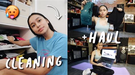 Gym Clothes Haul Cleaning My Room Thatsbella Youtube