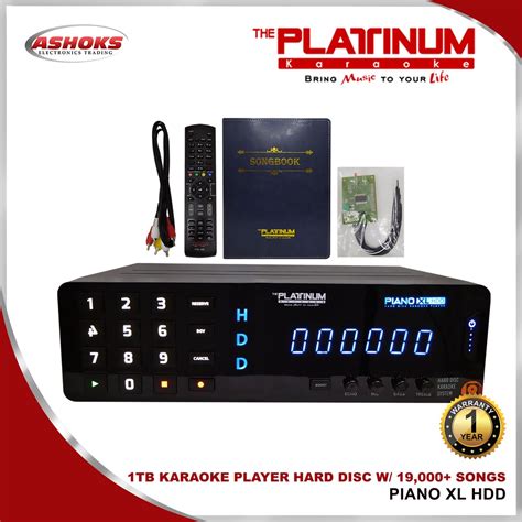 Platinum Karaoke Piano Xl Hdd Tb Opm And English Songs