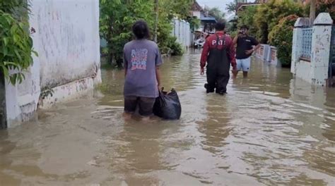 Ribuan Rumah Di Grobogan Dan Kudus Jateng Masih Terendam Banjir