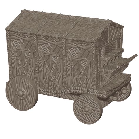 3D Printable Treasure Wagon by Dani Amengual