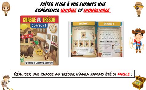 Chasse au trésor Cowboys Plus qu un livre d activité Une Chasse au