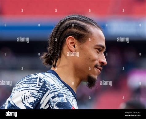 Leroy Sane Fc Bayern Muenchen Beim Warm Up Vor Dem Spiel Ger