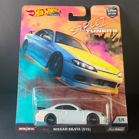 Xe mô hình Hot Wheels Premium Nissan Silvia S Trắng hotwheels BÁNH CAO SU THÂN SẮT Shopee