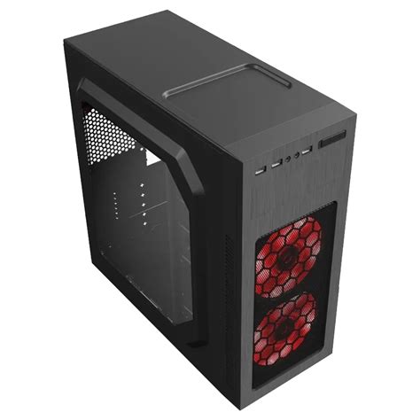 Gabinete Magnum Tech Mt 435r Fan 120 Led Rojo X 2 Usb 2 0 Precio