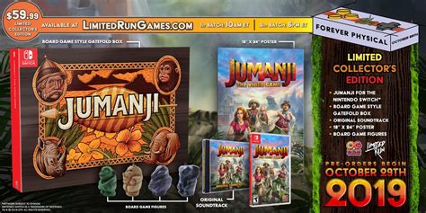 Ps Xbox Oneswitch Jumanji The Video Game Limited Run