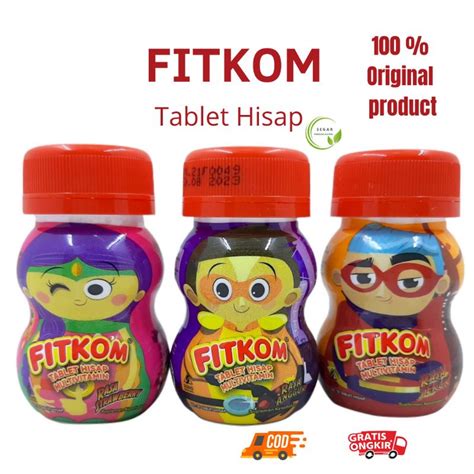 Jual Fitkom Tablet Hisap Multivitamin Shopee Indonesia