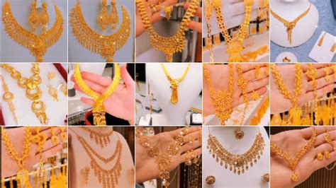 Gm Starts Tanishq Lightweight Gold Necklace Designs With Weight