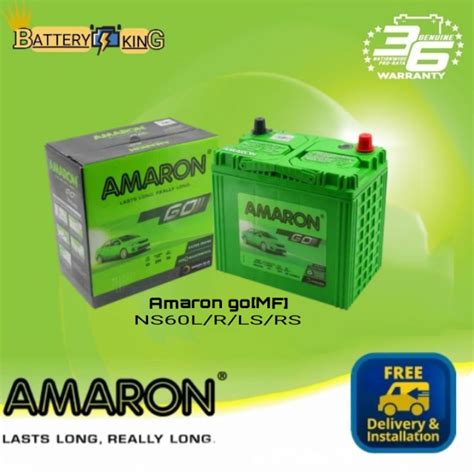 Car Battery Amaron Go 36 Warranty Ns60l Ns60r 46b24lr Car Battery