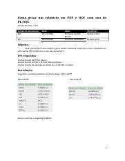 2057166 DOC Como gerar um relatório em PDF e DOC uso de PL SQL