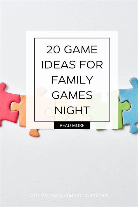 20 game ideas for family game night – Artofit