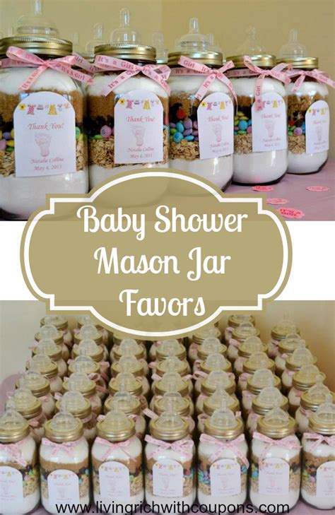 baby shower mason jars | Living Rich With Coupons®