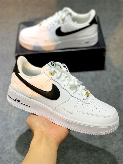 Dq7658 100 Nike Air Force 1 Low 07 Lv8 40th Anniversary White Black Weirdkos Sneakers