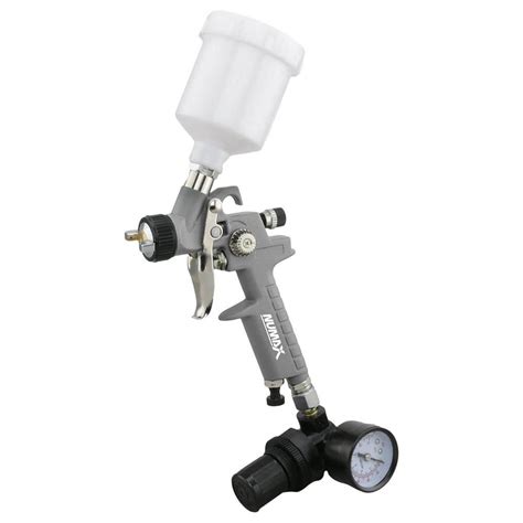 Numax Pneumatic Mm Tip Mini Hvlp Gravity Feed Spray Gun With Cc