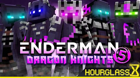 Enderman Dragon Knights By Hourglass Studios Minecraft Skin Pack