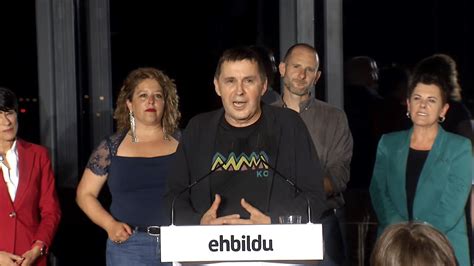 Otegi Celebra La Noche M Gica De Eh Bildu Y Anuncia Un Cambio De Ciclo