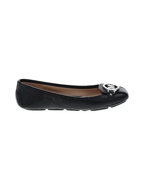 Michael Michael Kors Solid Black Flats Size 7 1 2 66 Off Thredup