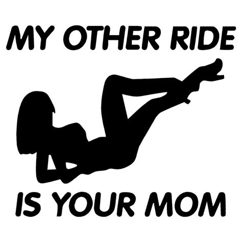 15 2 12 7cm My Other Ride Is Your Mom Decal Truck Car Import Funny Car