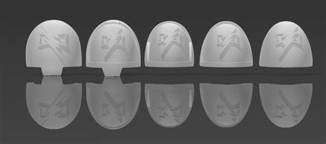 Stl File White Scars Space Marine Icon Moulded Hard Transfer