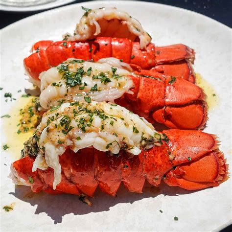 Lobster Tails on the Griddle - Sip Bite Go