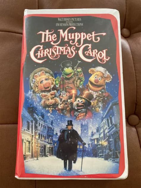 1993 THE MUPPET CHRISTMAS CAROL Jim Henson VHS 1729 Walt Disney Not