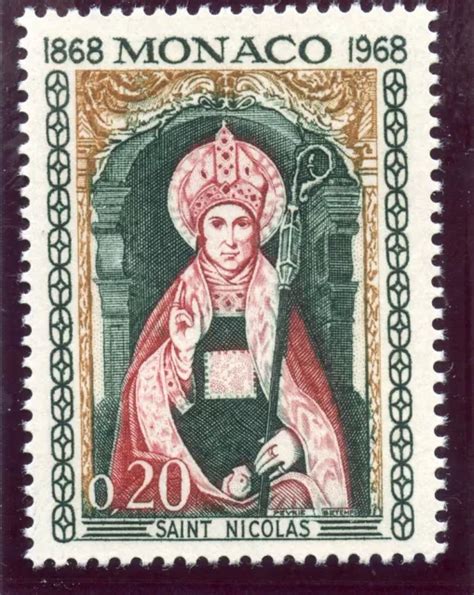 Stamp Timbre De Monaco N Saint Nicolas Eur Picclick Fr